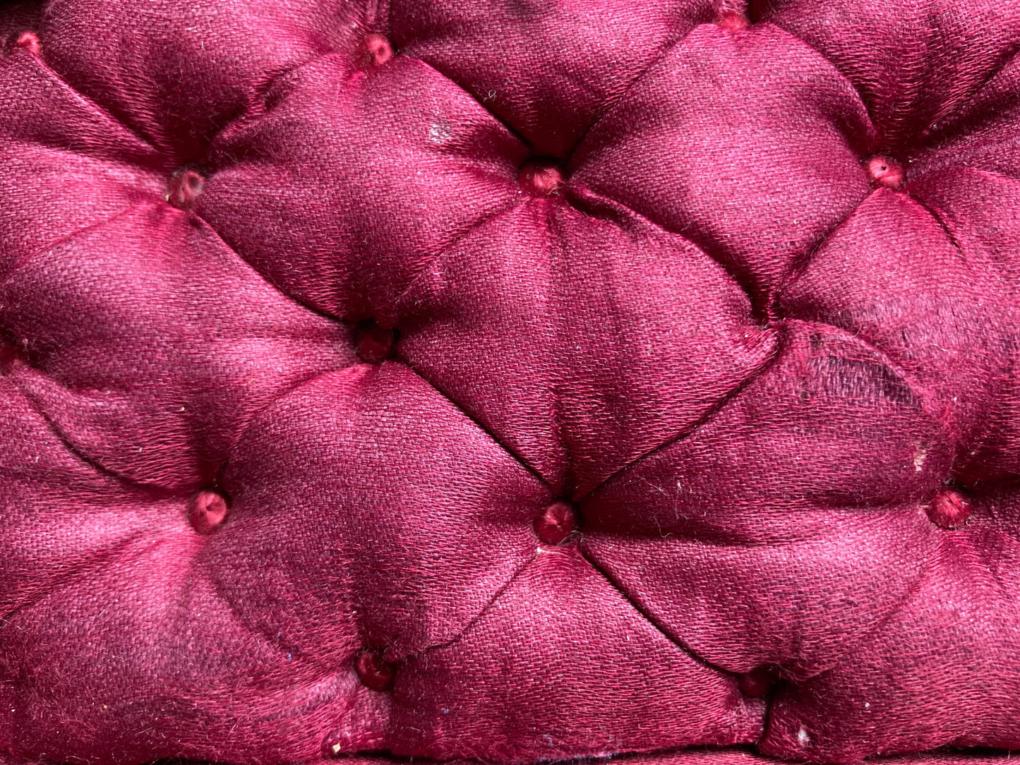 French Jewelry box tufted silk