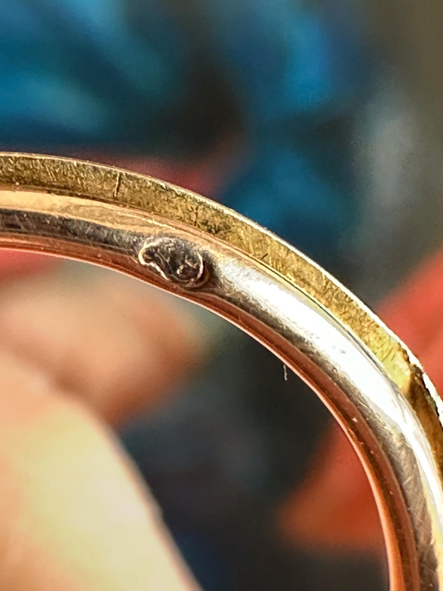 Rare French Engagement Fede Ring Betrothal Bague de foi 18k gold Promise marriage Gimmel hands US 5 1/2 EU 50 1/2 double Georgian Antique
