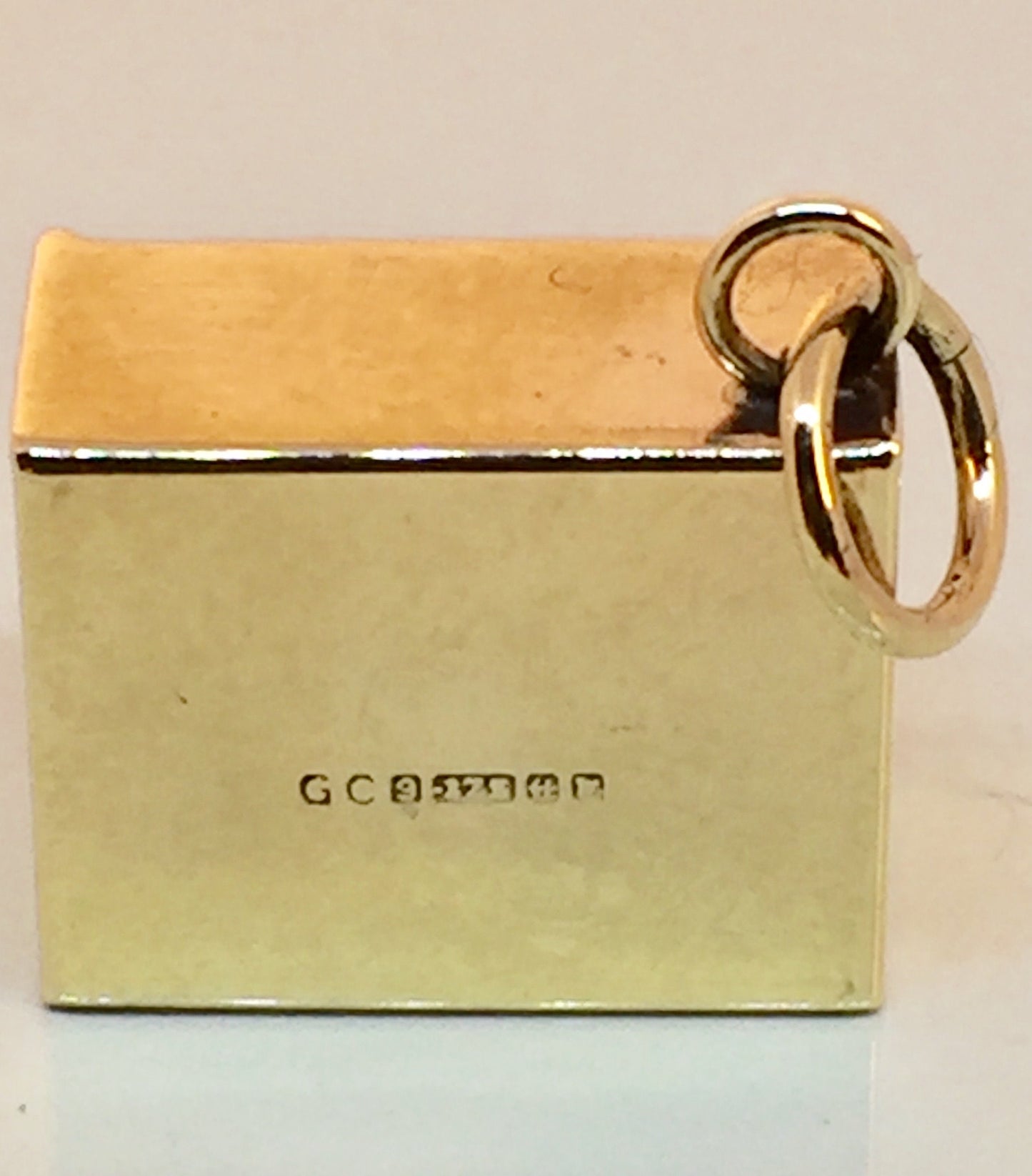Money Charm 9 carats folded shilling note